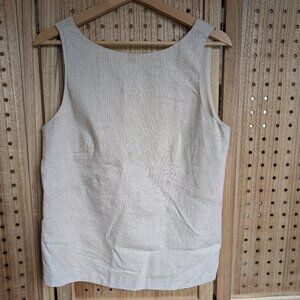 Banana Republic Linen Blend Sleeveless Top